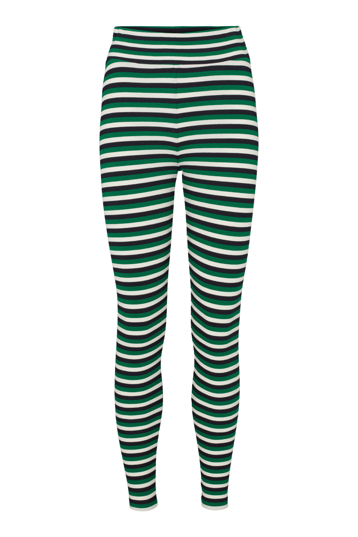 Basic Apparel Ludmilla Tights Leggings 654 Green jacket / black / whisper white